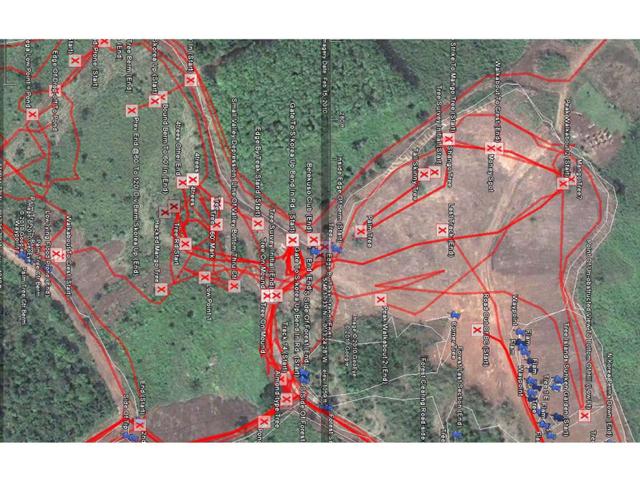 drawing Berekuso satellite imagery