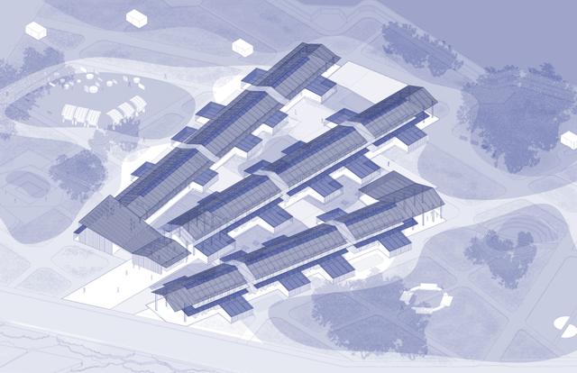 drawing Flooded isometric